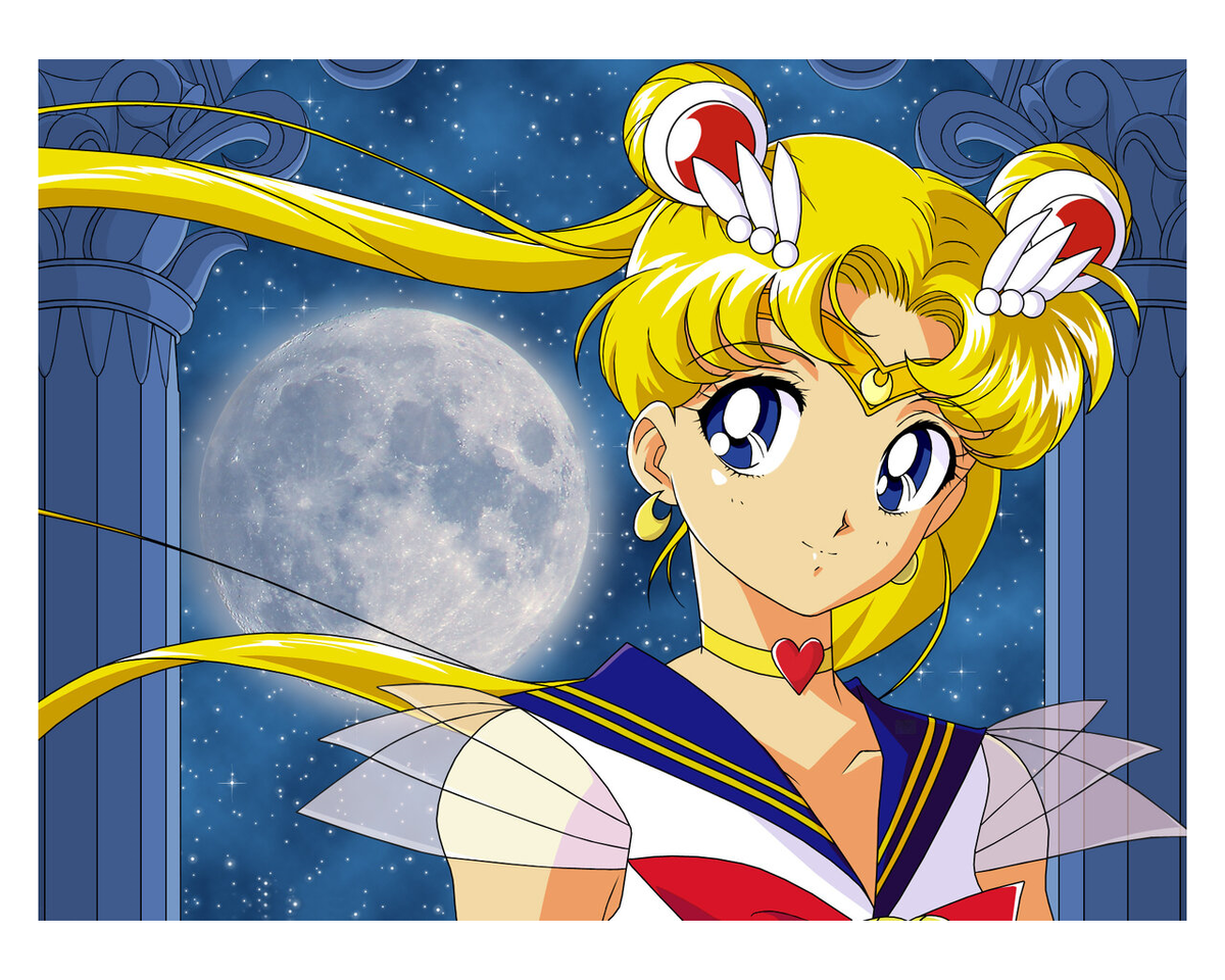 Главная героиня аниме  "Сейлор Мун"