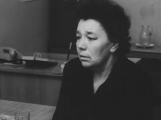 Мария Андрианова в фильме "Рожденная революцией". 