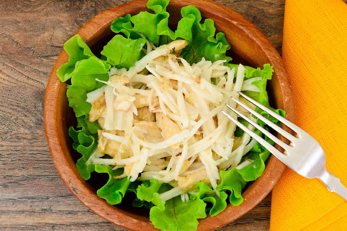 Салат из дайкона – кулинарный рецепт