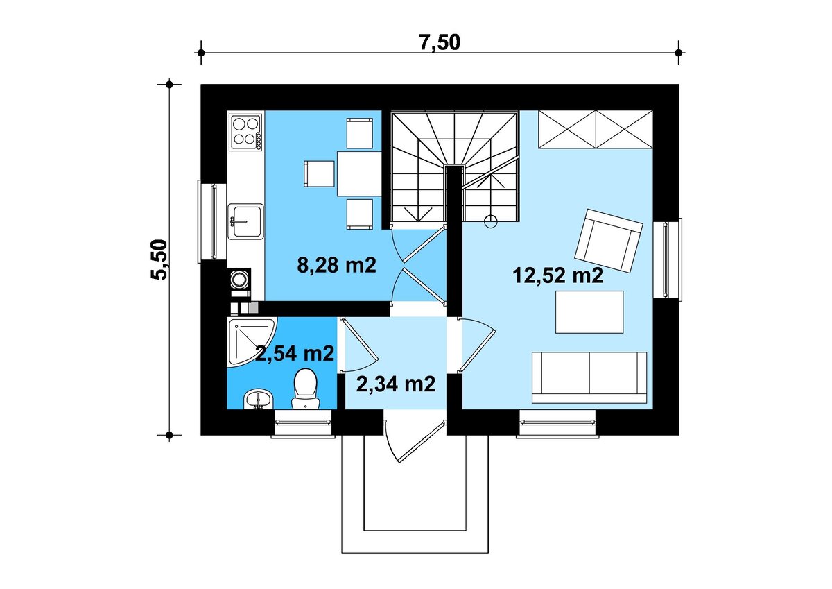 Первый этаж
