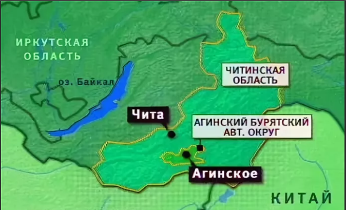 Чита агинское карта - 96 фото