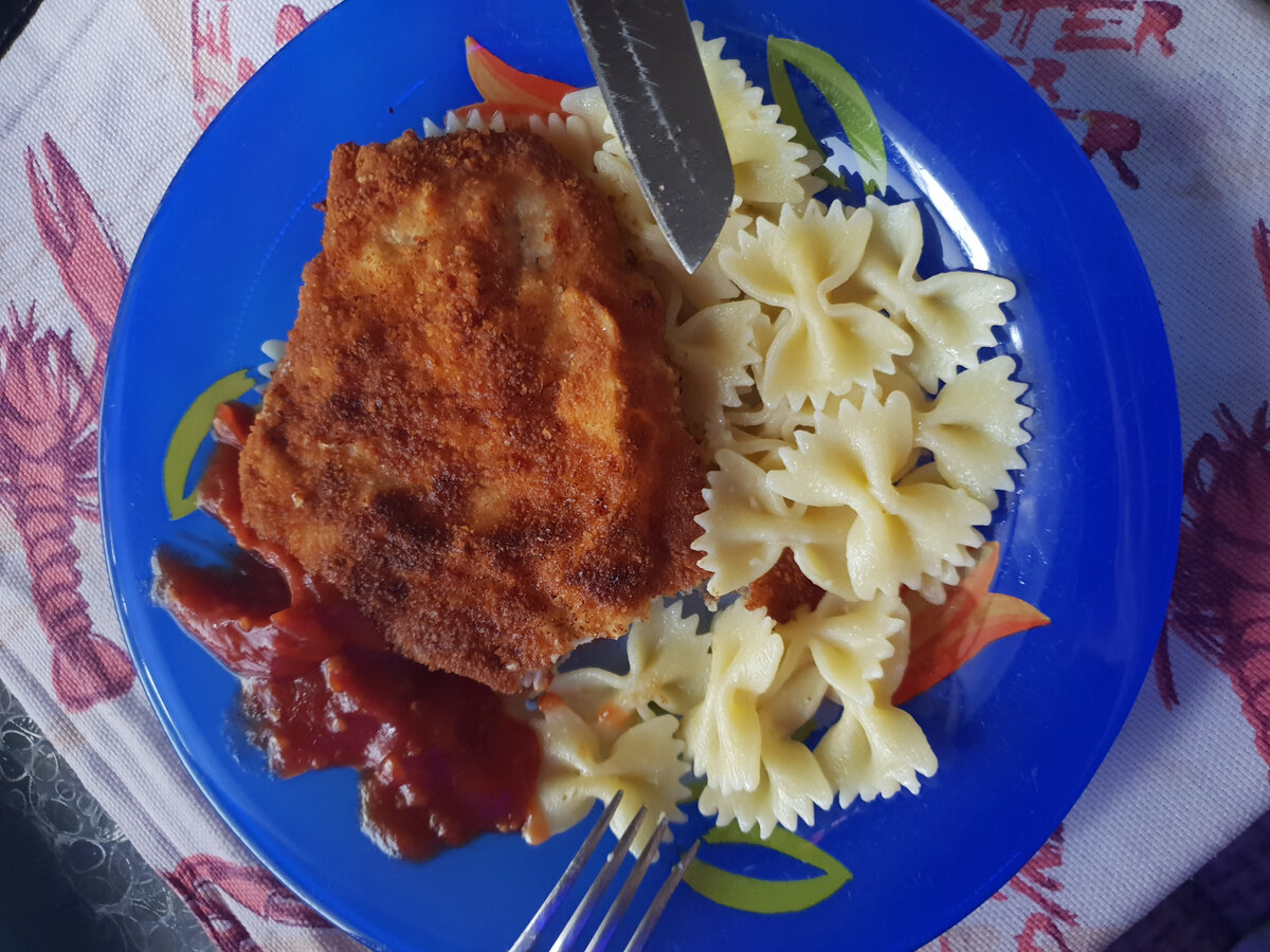 Вкусный шницель из свинины в панировке