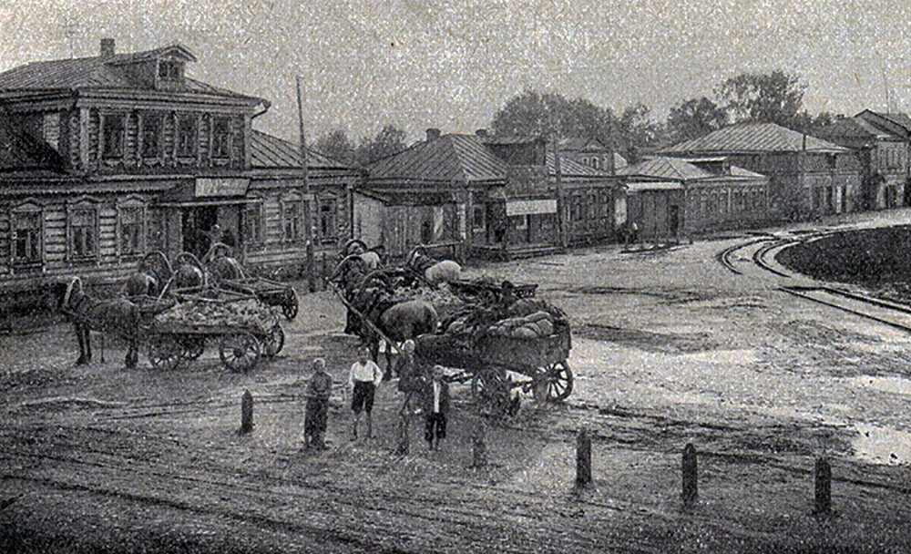 Село Всехсвятское в районе современного Чапаевского переулка, 1926. 