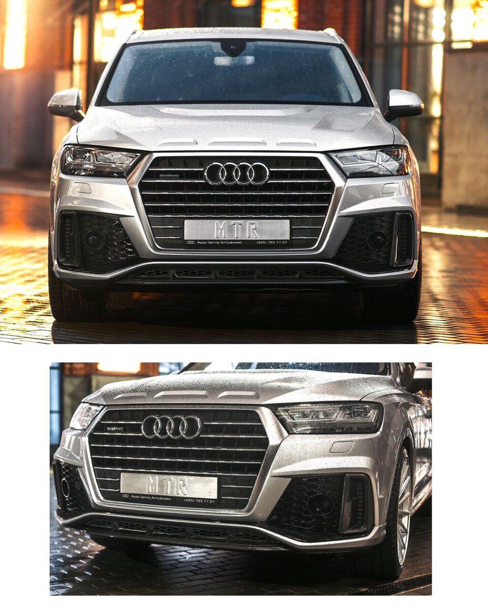 Ваш Audi Q7 в нашем тюнинг-комплекте - 250 000₽.⠀(Окраска и монтаж включены в стоимость)