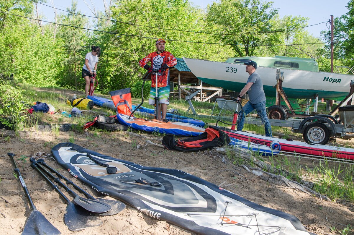 Накачиваем доски