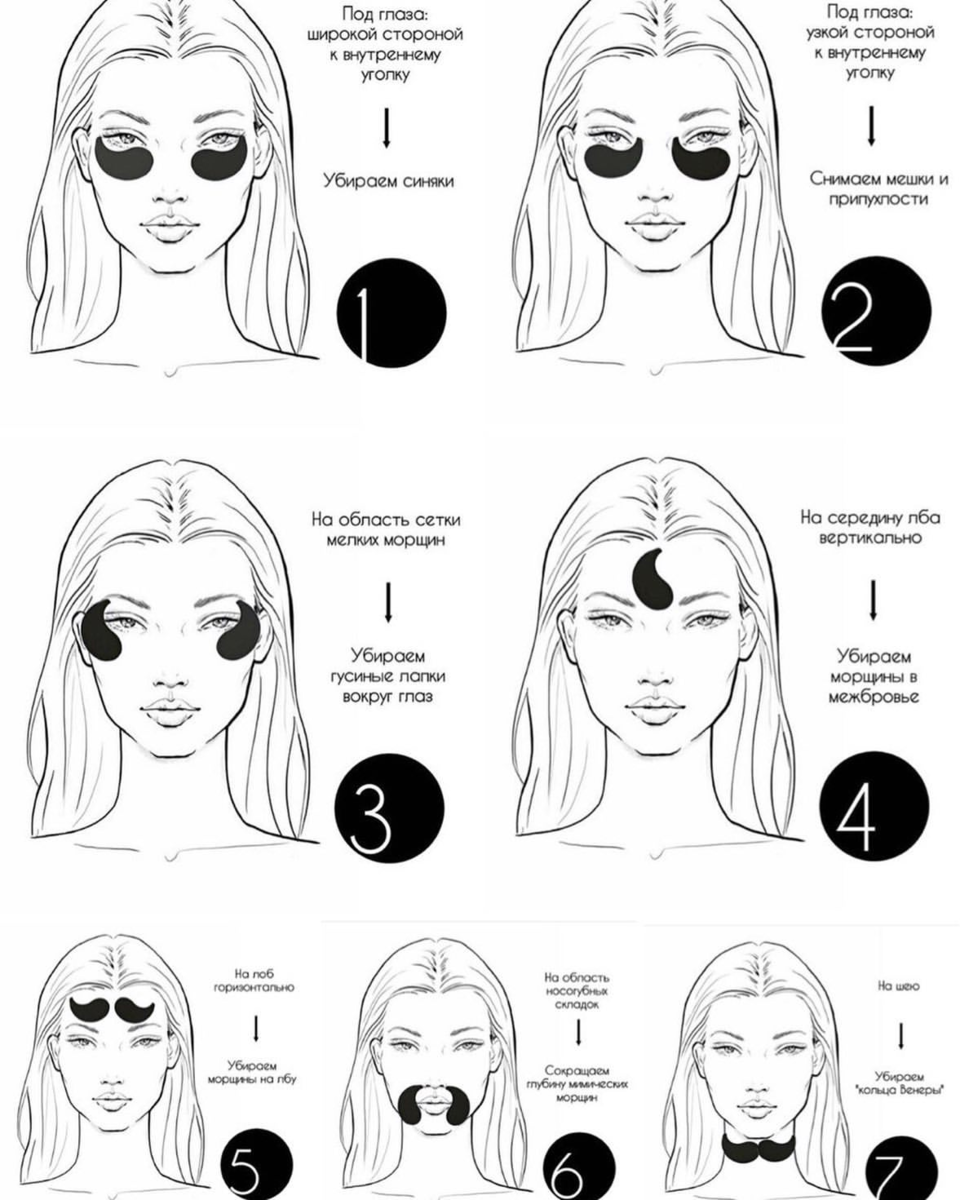 Варианты аппликаций патчей