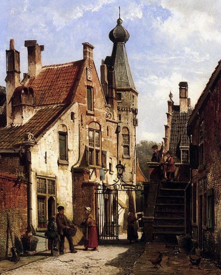 (Художник Виллем Кук  Willem_Koekkoek)