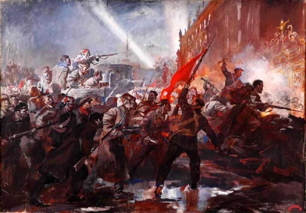Октябрьский переворот 1917 года.