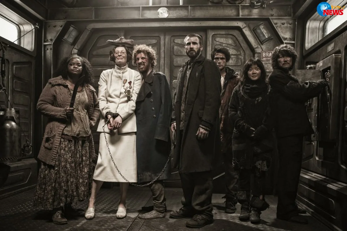 Сквозь снег видела. Snowpiercer 2013. Тильда Суинтон сквозь снег. Джон хёрт сквозь снег.