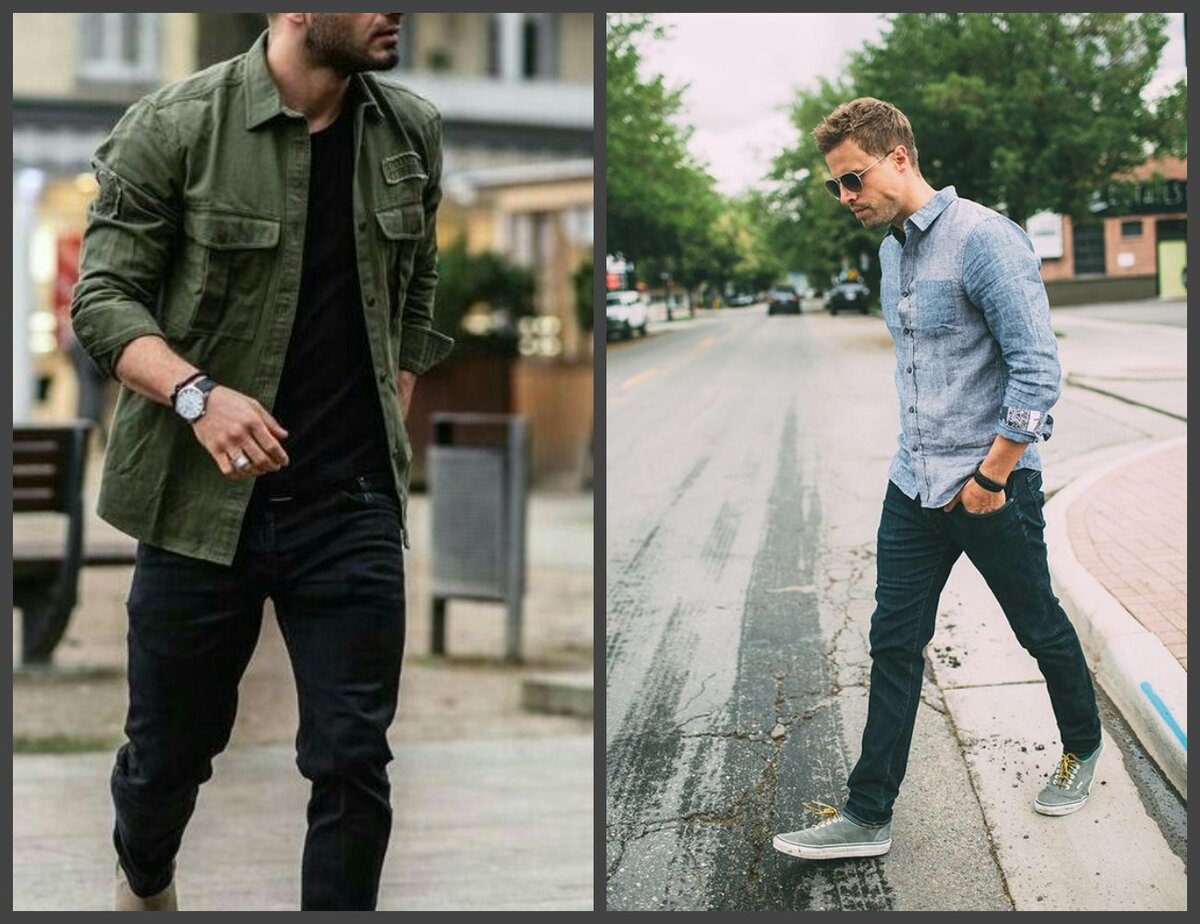 С чем носить джинсовую рубашку – образы с фото от стилиста
