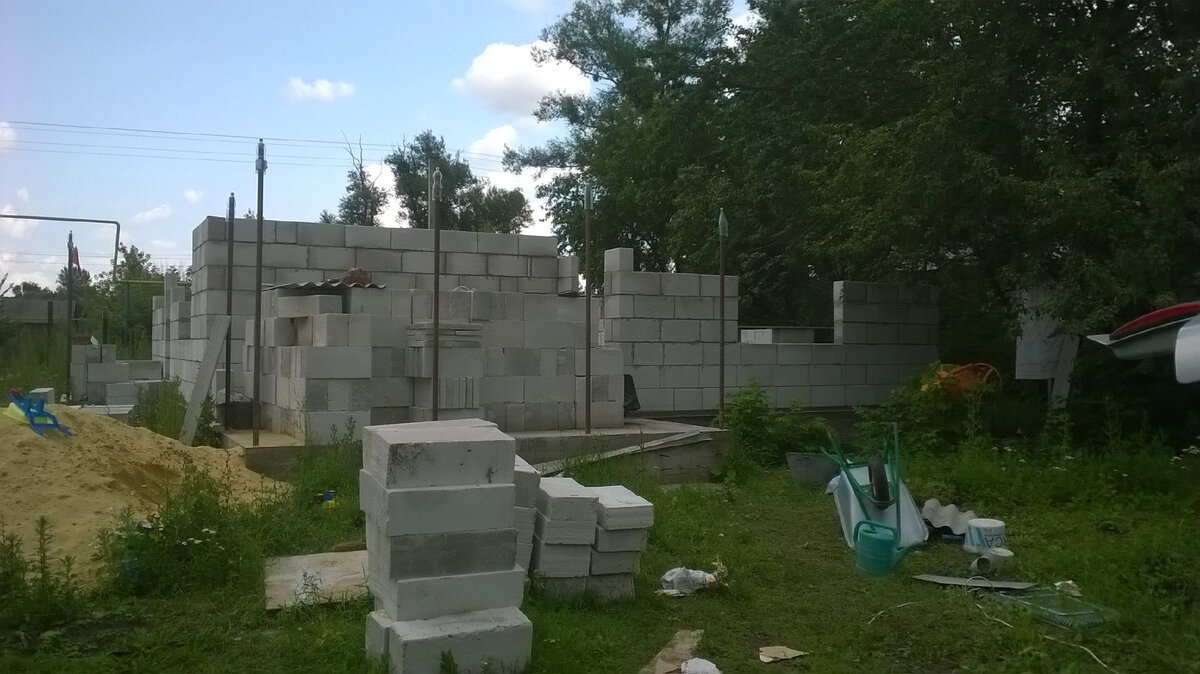 Начало моей стройки - 2015г