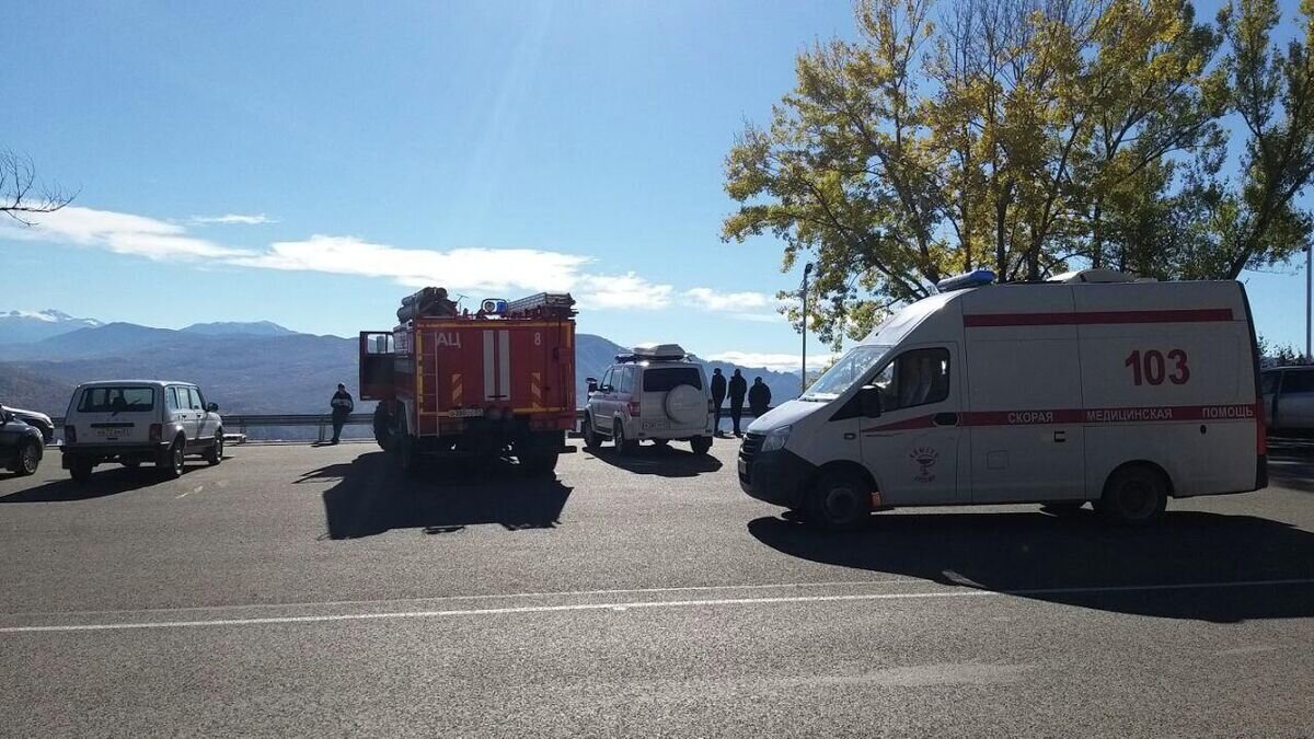    Майкопском районе Республики Адыгея разбился мотодельтаплан© Фото : ГУ МЧС России по Республике Адыгея