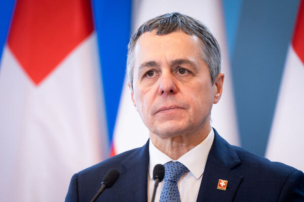 Президент Швейцарии Иньяцио Кассис. Getty Images / Mateusz Wlodarczyk / NurPhoto