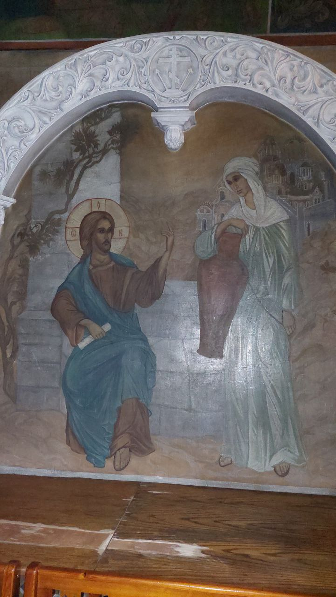 Роспись внутри храма, Церковь митрополита Филиппа, фото из личного архива автора стати, 2022г.