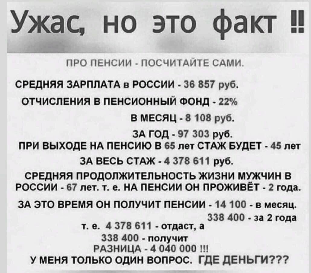 Приколы про пенсию