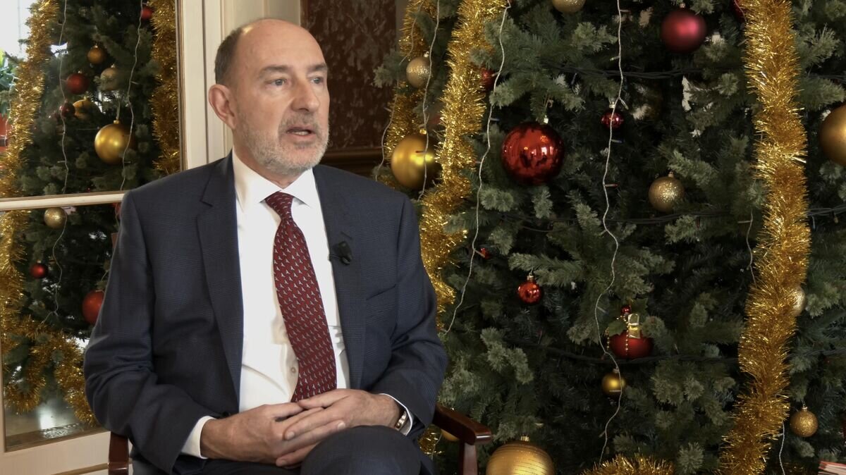    Пьер де Голль во время интервью Ассоциации "Франко-российский диалог". Кадр из видео© Dialogue Franco-Russe