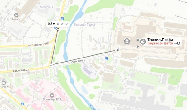     Работникам и посетителям «Текстиль Профи» предложили пройти полкилометра до ближайшей остановки
