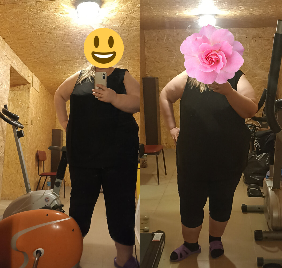 Слева фото сделанное 30.01.2023г., справа - 18.04.2023г.