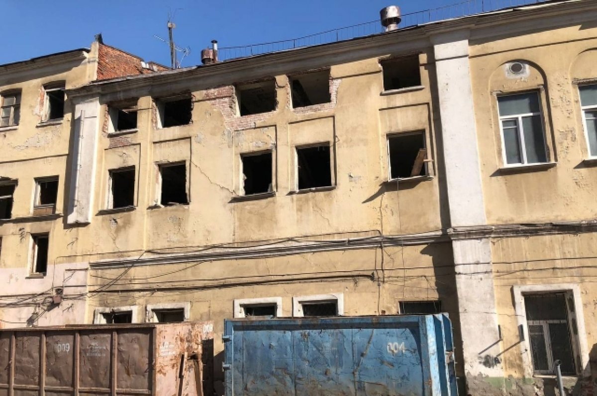    В Москве рабочий погиб в ходе работ по реконструкции здания XVIII века