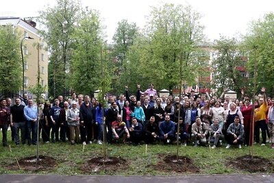    Эко-акция КХЛ в Балашихе © Пресс-служба Министерства физической культуры и спорта Московской области