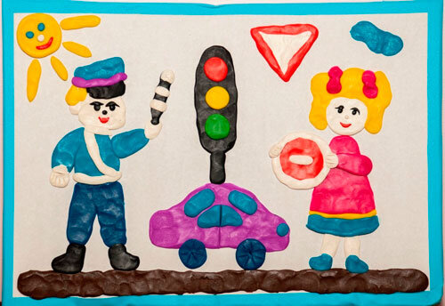 ТОП-6 быстрых и красивых поделок на тему правила дорожного движения в детский сад