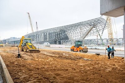    Строительство в ТиНАО трассы "Солнцево – Бутово – Варшавское шоссе © Telegram-канал Сергея Собянина