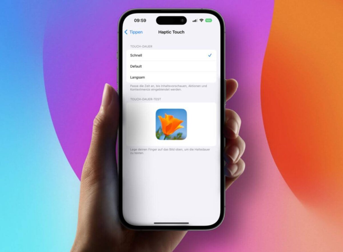    Тактильный отклик станет быстрее в iOS 17