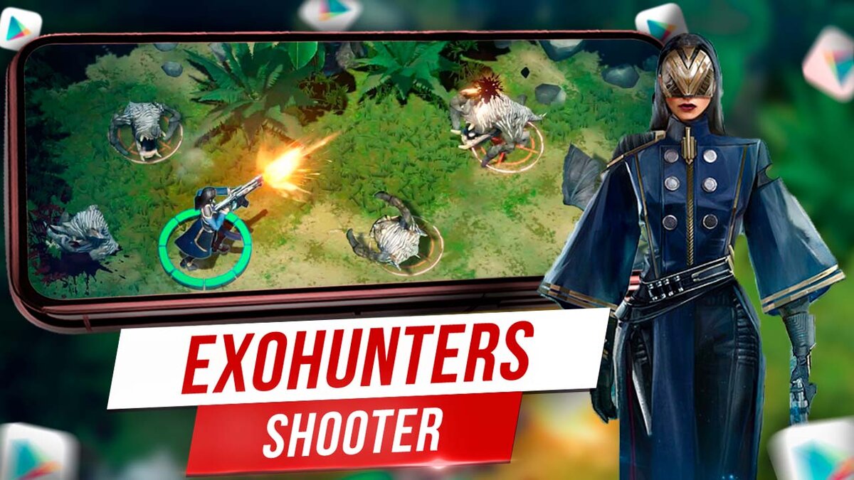 🔥ExoHunters: Stellar Glory - шутер без автобоя в стиле Alien Shooter на Андроид