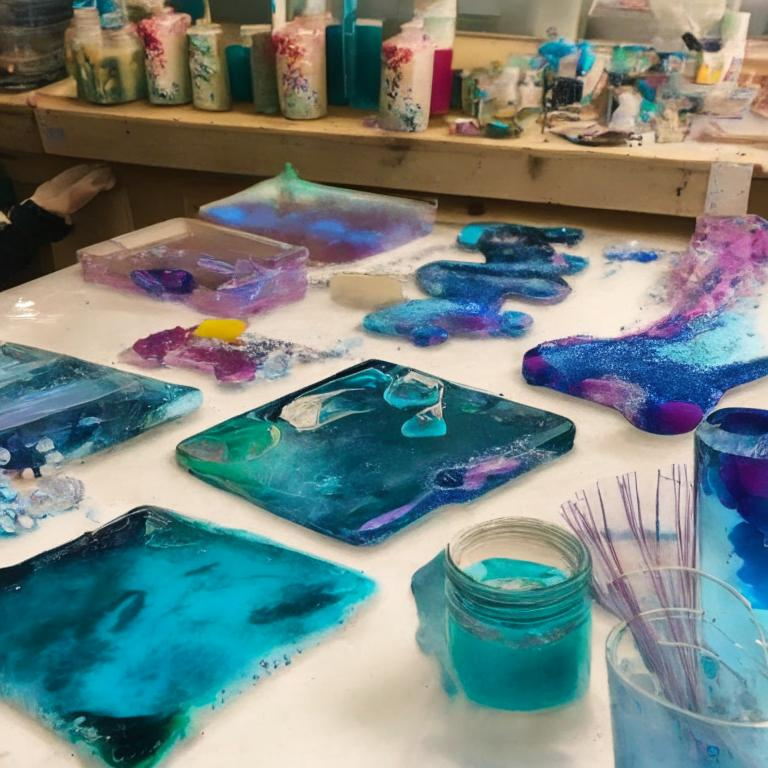 Поиск вдохновения в смоляной мастерской по мнению Kandinsky