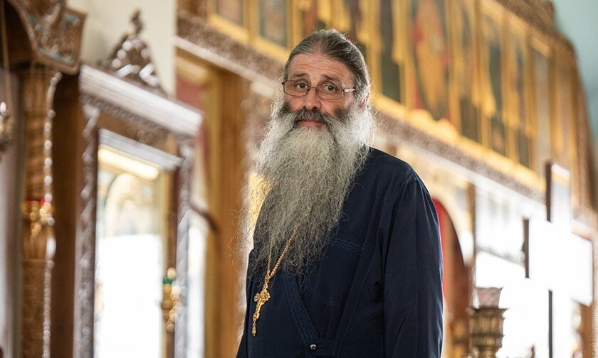 Протоиерей Максим Первозванский, священнослужитель, клирик храма Сорока Мучеников Севастийских в Спасской слободе (Москва). 