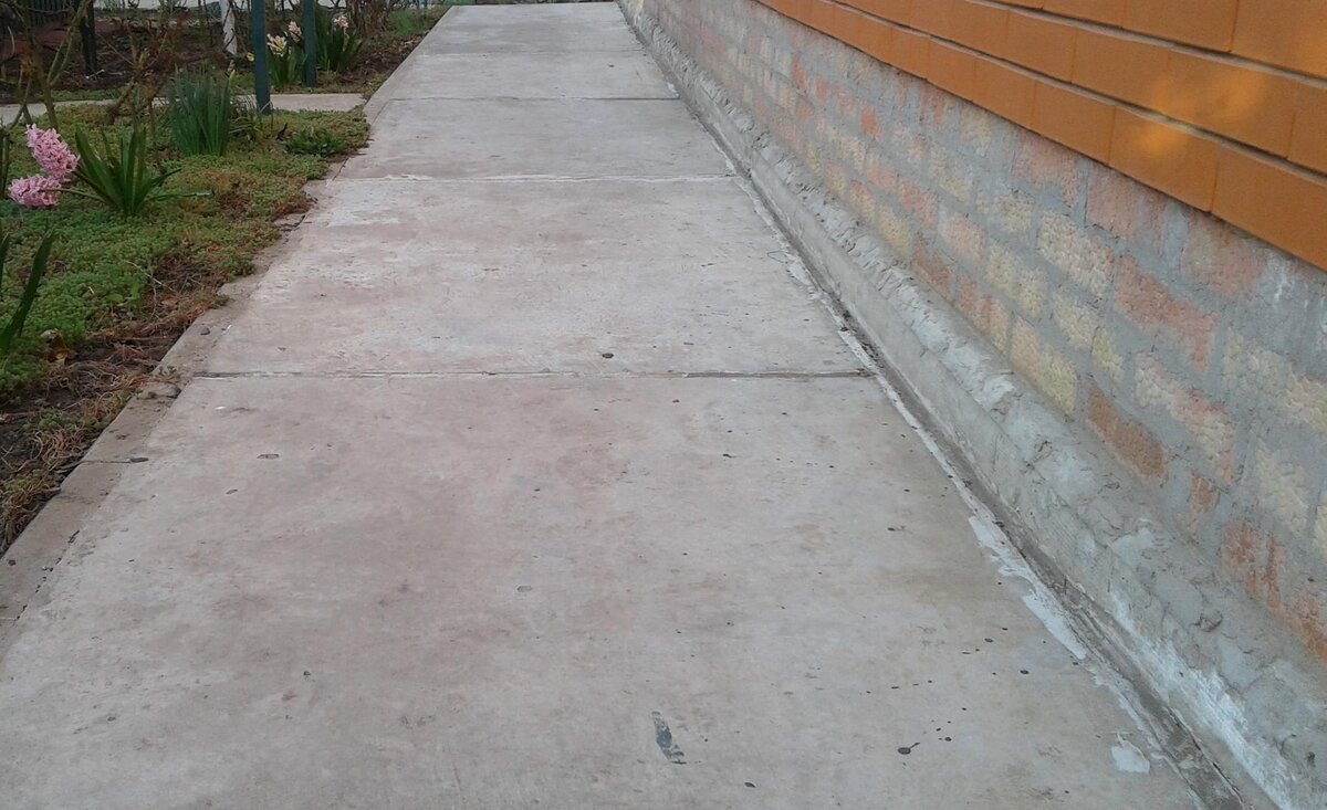 Бетонная отмостка
