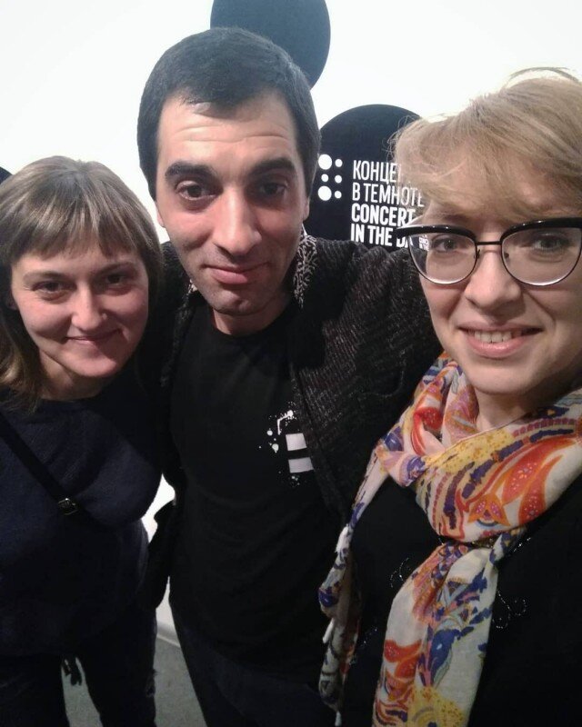 После концерта. С музыкантом Генри Гукасяном