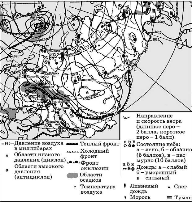 Как обозначается циклон в географии. Антициклон на карте география ОГЭ. Антициклон география ОГЭ. Выпадение осадков антициклоны. Направление и скорость ветра перо.