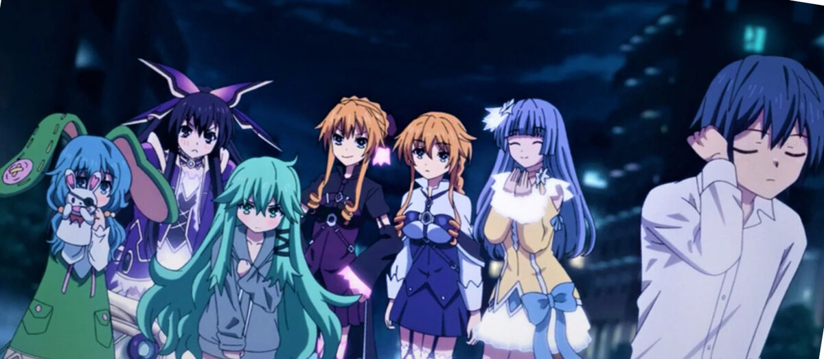 (скриншот из аниме - Рандеву с жизнью / Date A Live)
