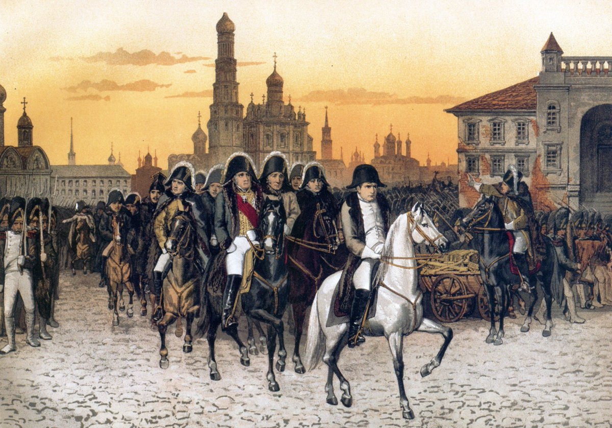 Наполеон служба в россии. Армия Наполеона в Москве 1812.