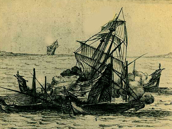 Гравюра XVII века