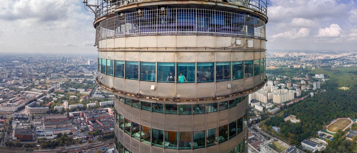 Смотровая на Останкинской телебашне
