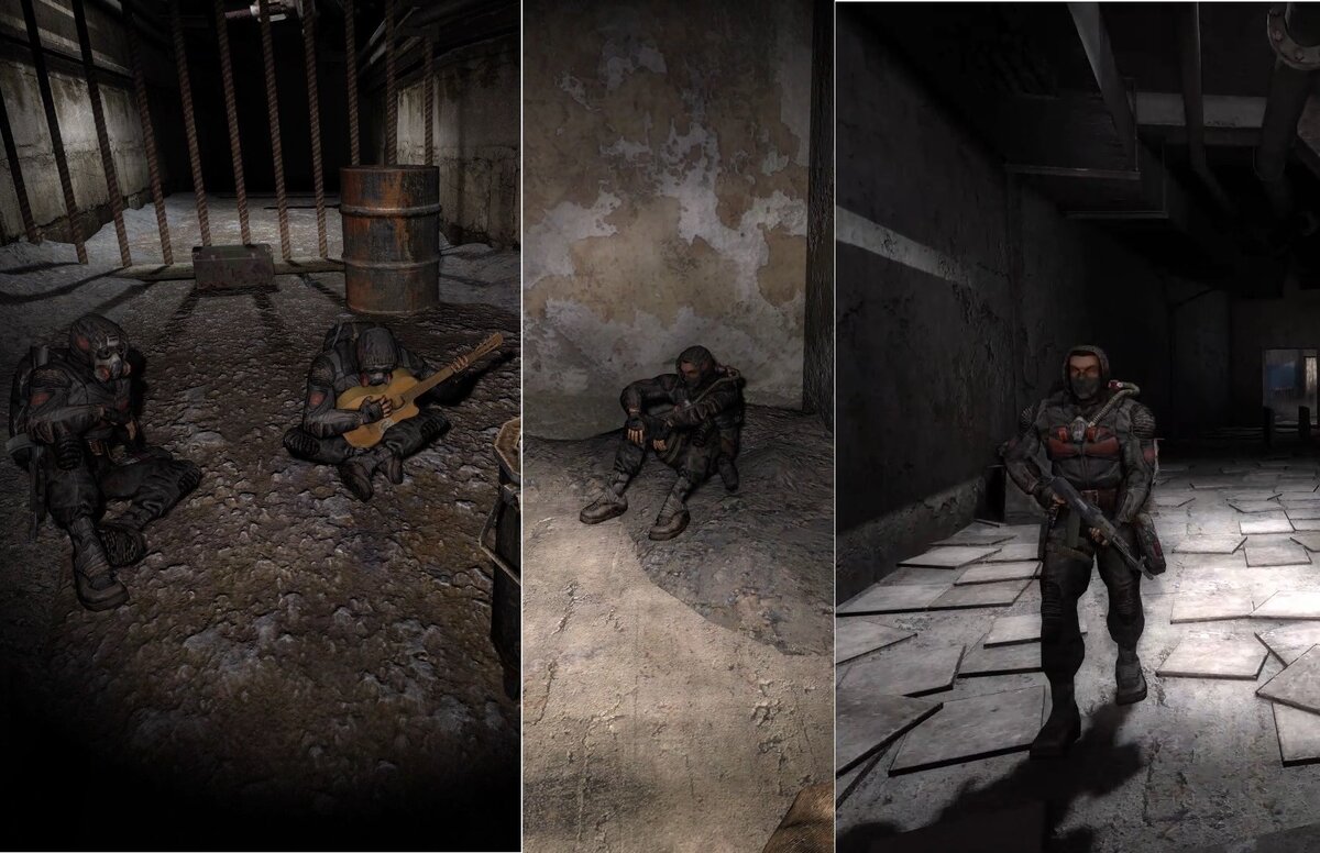 И на гитаре играют, и по одиночке патрулируют территорию-сказка, а не жизнь