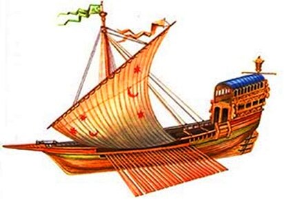 Османская галера XVI века