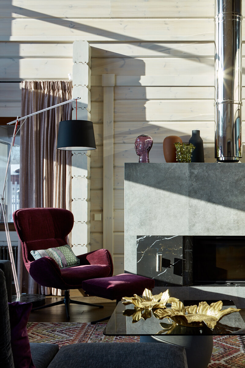 Дом АРХИВУД/HONKA, интерьер Марина Пенние, MarinaPennie Design&art, Фото: Сергей АнаньевСтиль съемки: Юля Чеботарь
