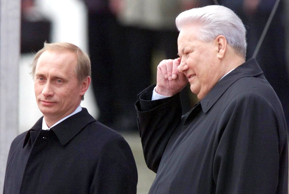 Владимир Путин и Борис Ельцин.