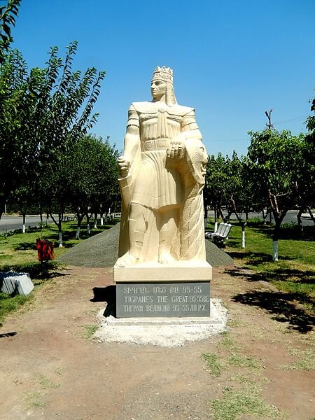 Памятник Тиграну Великому. Автор фотографии - Armineaghayan