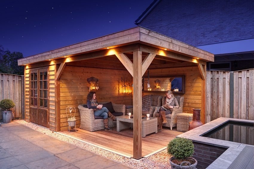  отдых в беседке