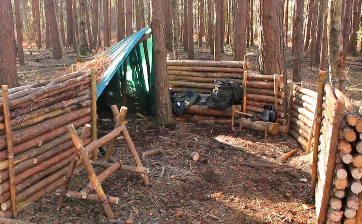 Лесной лагерь бушкрафт