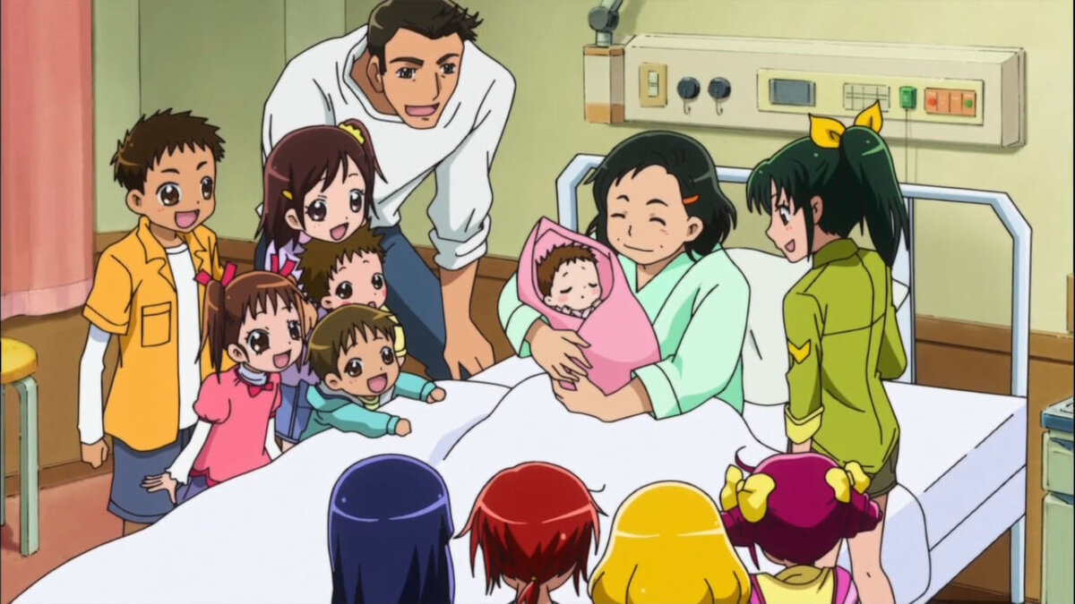 Не волнуйтесь, это не все её дети, а только семь из них.