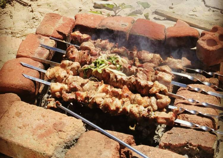 Каждый раз, когда я летом оказываюсь в магазине, с обливающимся кровью сердцем наблюдаю, как радостные отдыхающие закупают пластиковые ведра с растворенными в уксусе хрящами и жилами, чтобы кремировать их потом на политых керосином углях из бумажного пакета. Ужас. Я готовлю мясо сам, тем более это не сложно.