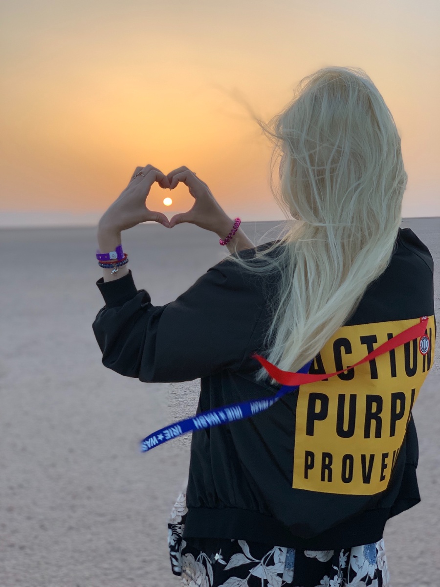 Закат в пустыне..