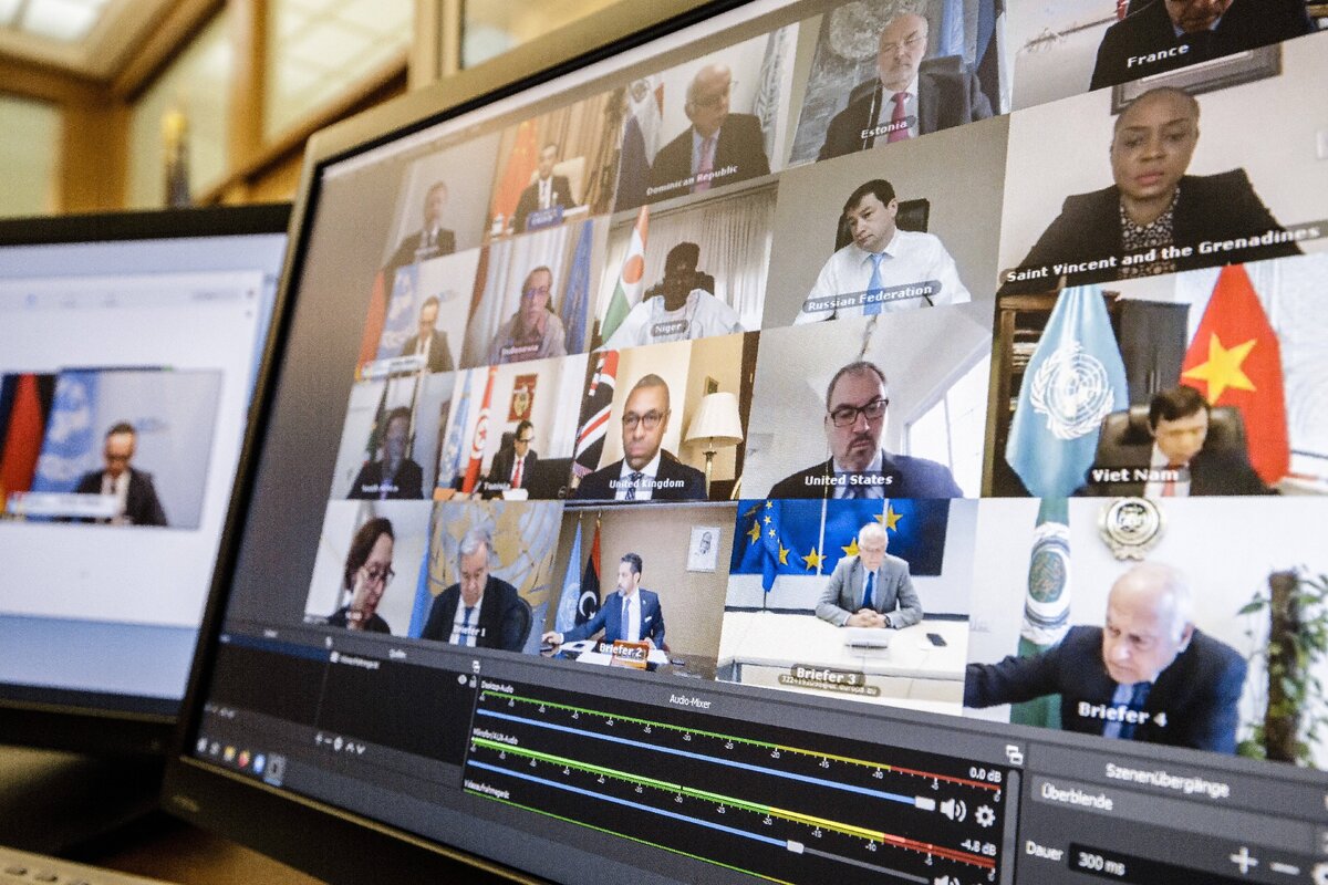 Видеоконференция заседания Совета Безопасности ООН по Ливии в Берлине - Фото: IMAGO IMAGES/PHOTOTHEK/TASS