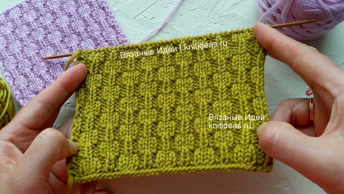Простой, универсальный узор спицами!