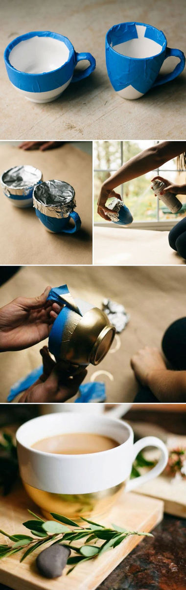 Кружка с оригинальной расцветкой